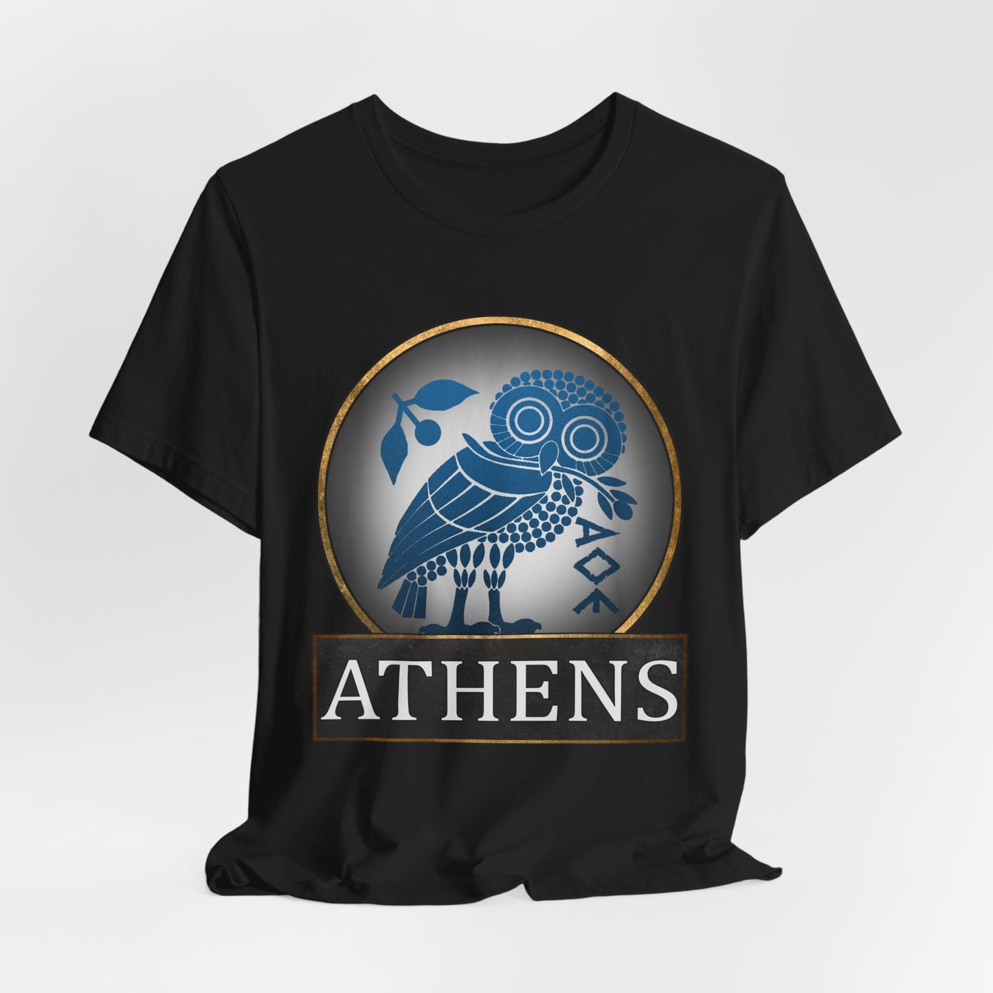 Ancient Athens - Athenian Owl Symbol of Greek Goddess Athena T-shirt