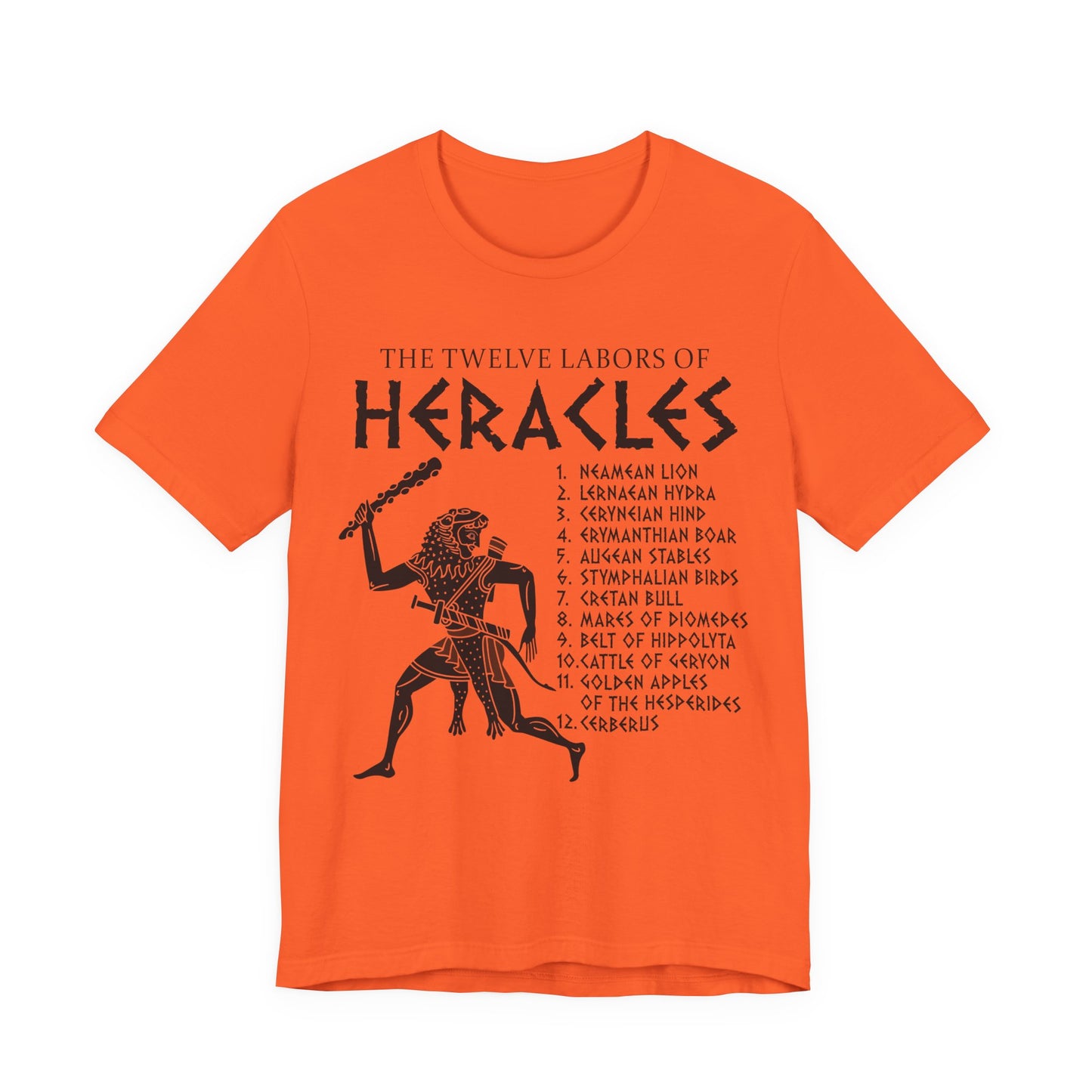 Heracles 12 Labors Greek Mythology T-Shirt