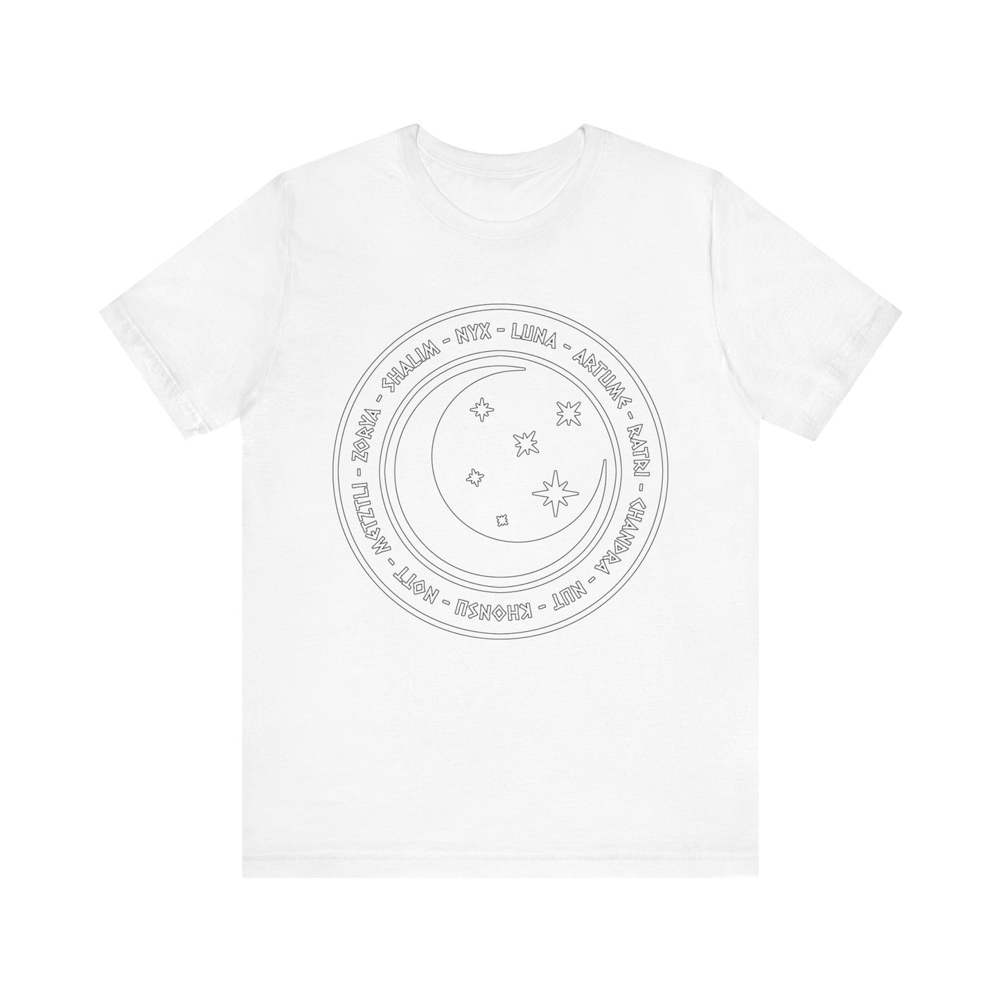 Gods and Goddesses of the Night, Stars and Moon - Ancient Mythology and Paganism T-shirt