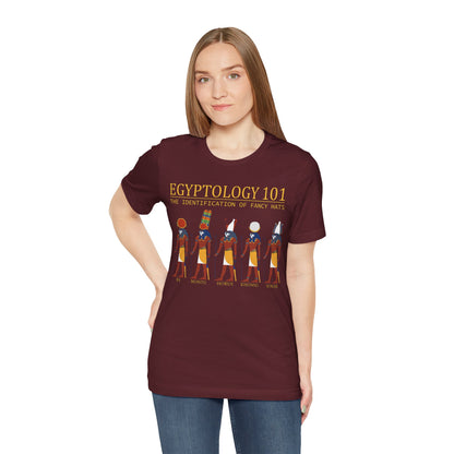 Egyptology 101 Fancy Hats - Funny Egyptian Mythology T-Shirt