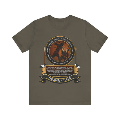 Achilles and the Heroes of the Trojan War - Homer's Iliad T-Shirt
