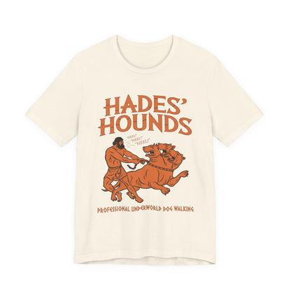 Hades' Hounds Dog Walking - Funny Greek Mythology T-Shirt