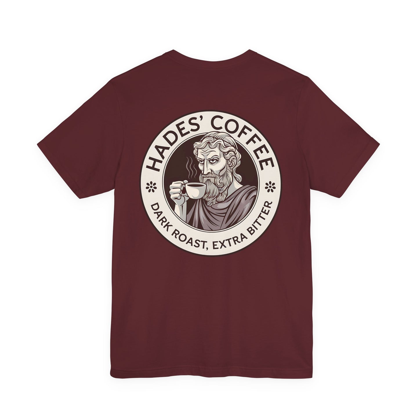 Hades Coffee - Funny Greek Mythology Double Sided T-Shirt