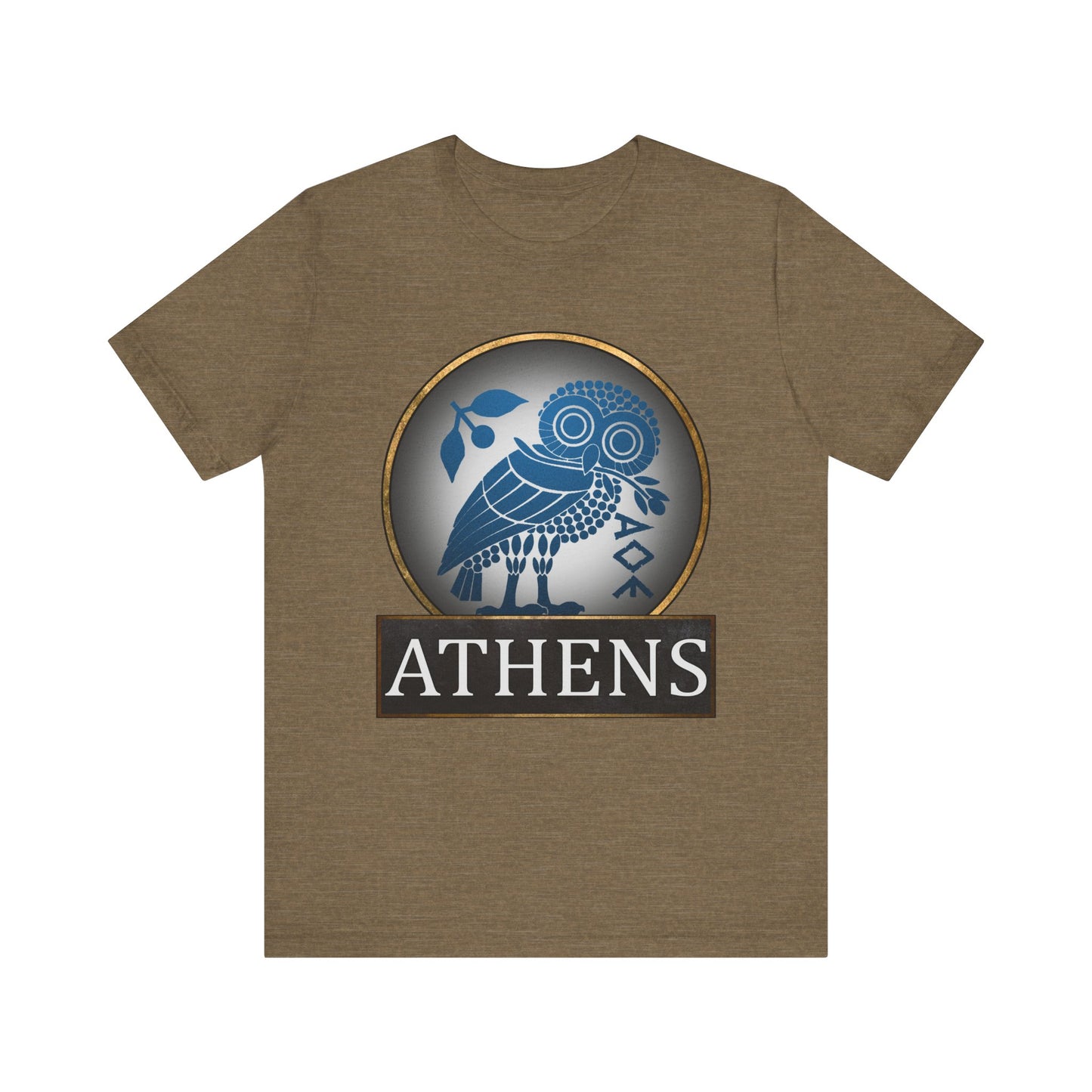 Ancient Athens - Athenian Owl Symbol of Greek Goddess Athena T-shirt