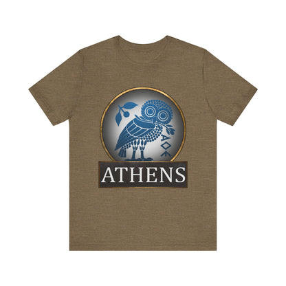Ancient Athens - Athenian Owl Symbol of Greek Goddess Athena T-shirt
