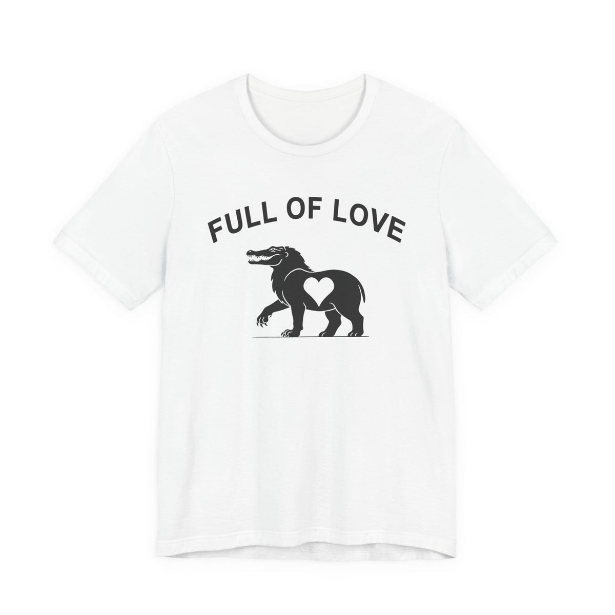 White / S Full of Love Ammit T-Shirt