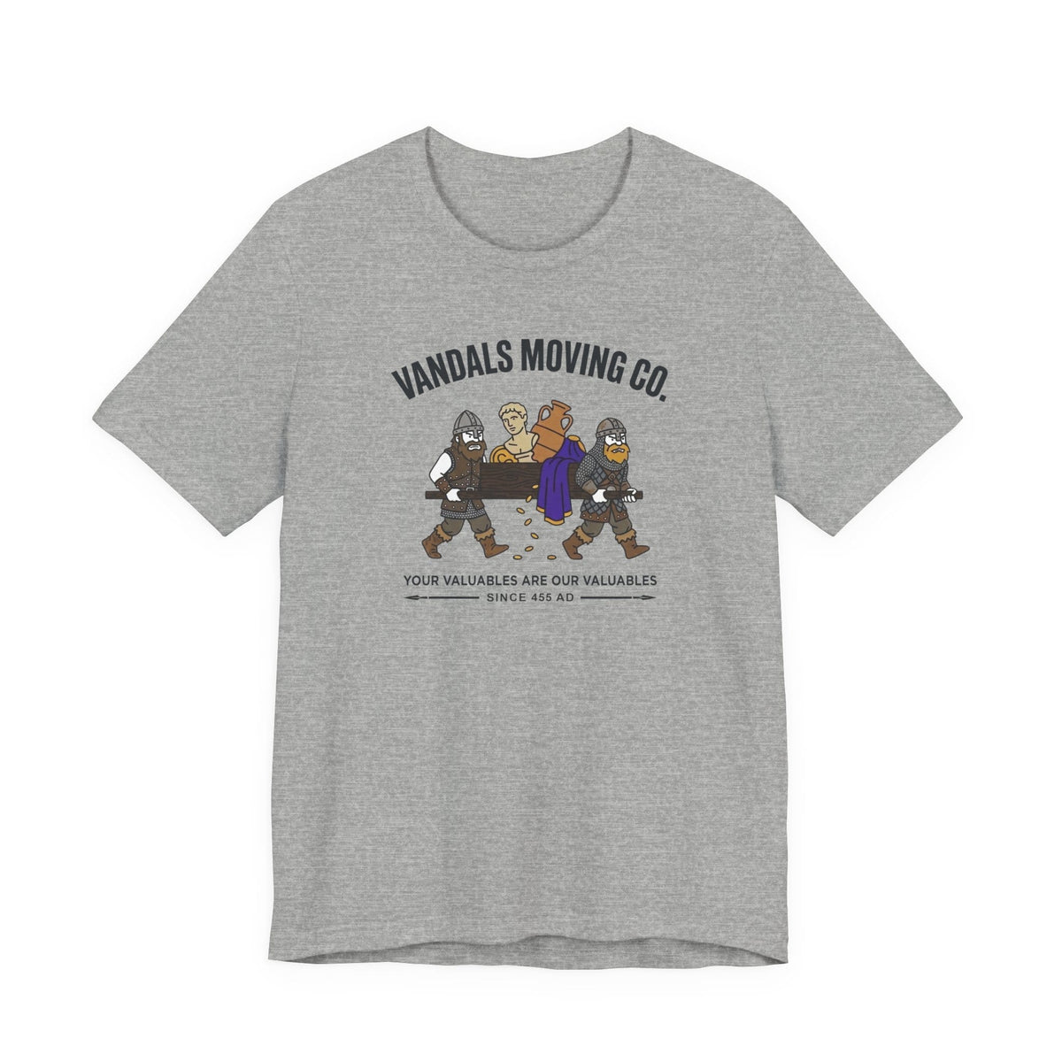 Athletic Heather / S Vandals Moving Co. T-Shirt