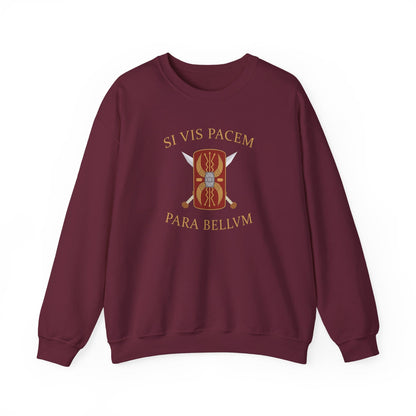 Maroon / S Si Vis Pacem Para Bellum Sweatshirt
