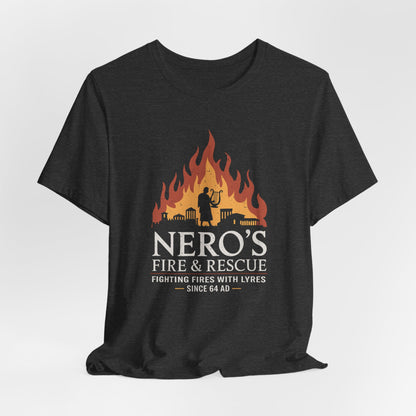 Nero's Fire & Rescue - Funny Ancient Rome T-Shirt