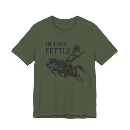 Military Green / S In Fine Fettle Funny Medieval T-Shirt