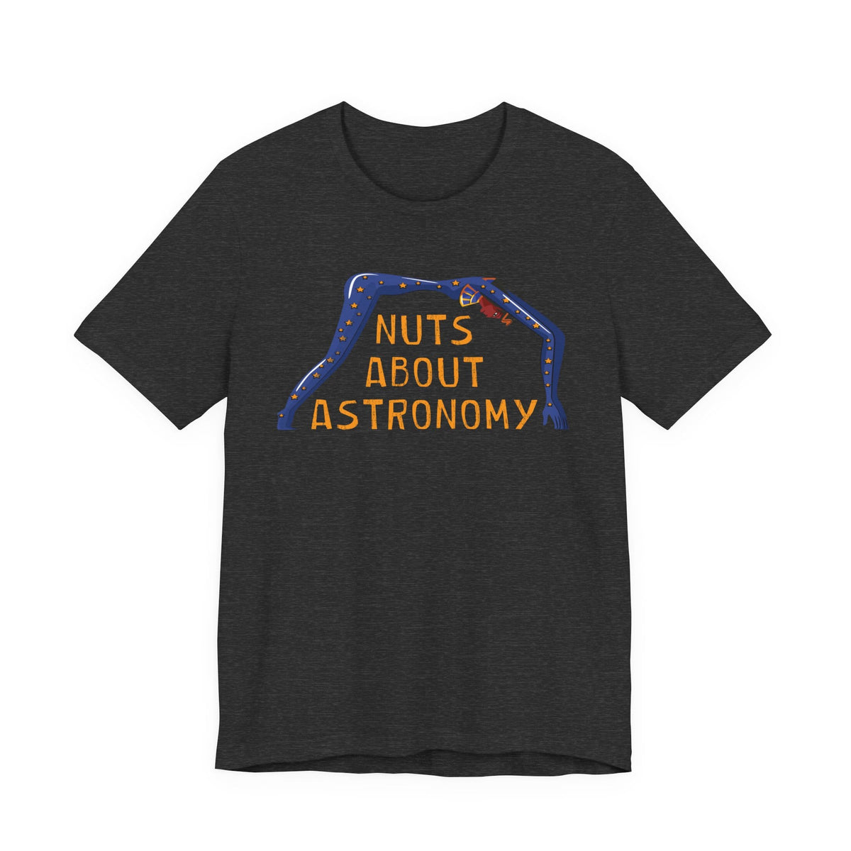 Dark Grey Heather / S Nuts About Astronomy T-Shirt