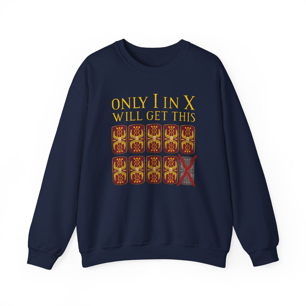 Navy / S Decimation Pun Sweatshirt