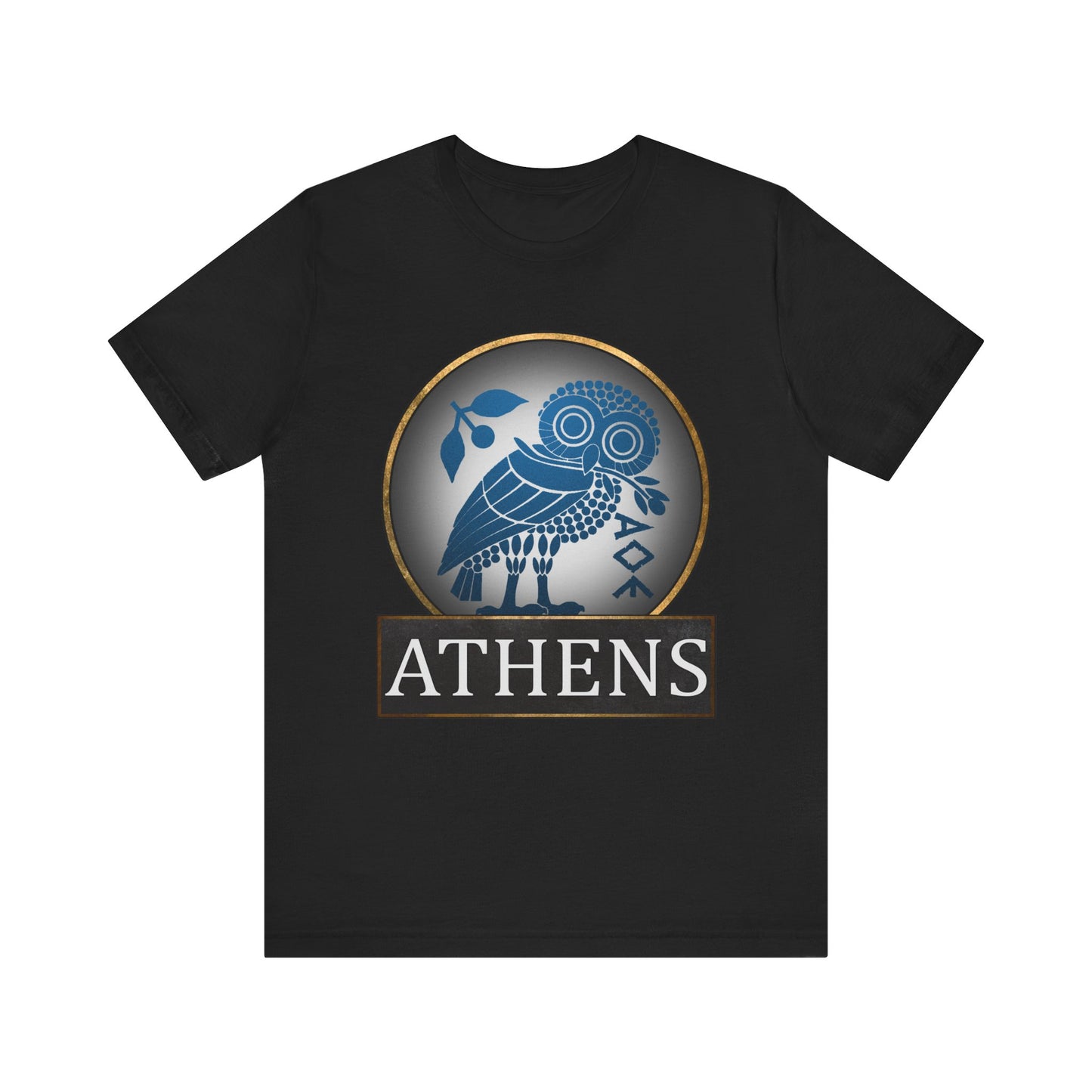 Ancient Athens - Athenian Owl Symbol of Greek Goddess Athena T-shirt