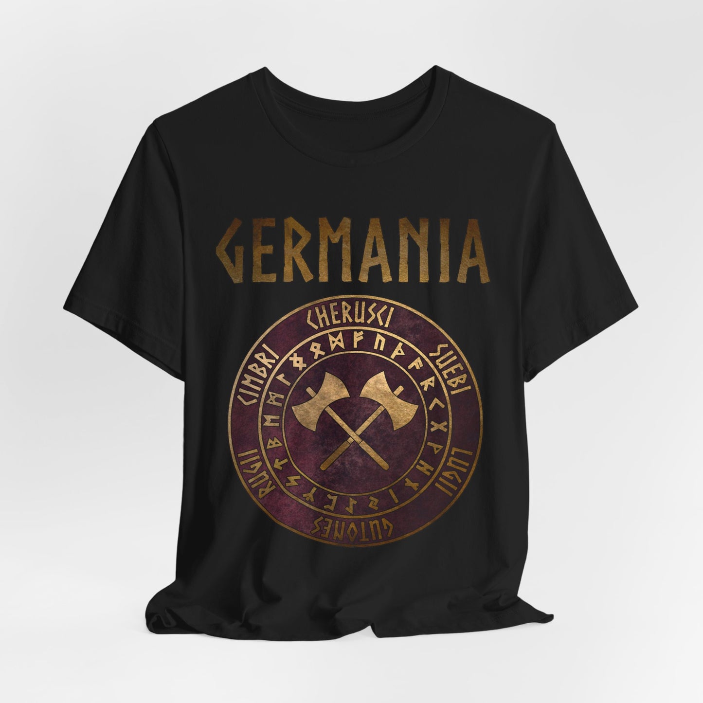 Germania Ancient Germanic Tribes with Runes T-Shirt