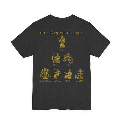 The Seven Who Decree - Mesopotamian Gods T-Shirt