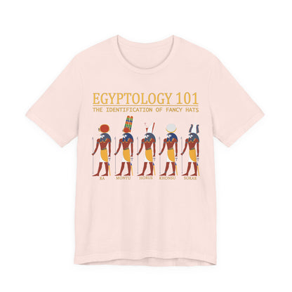 Egyptology 101 Fancy Hats - Funny Egyptian Mythology T-Shirt