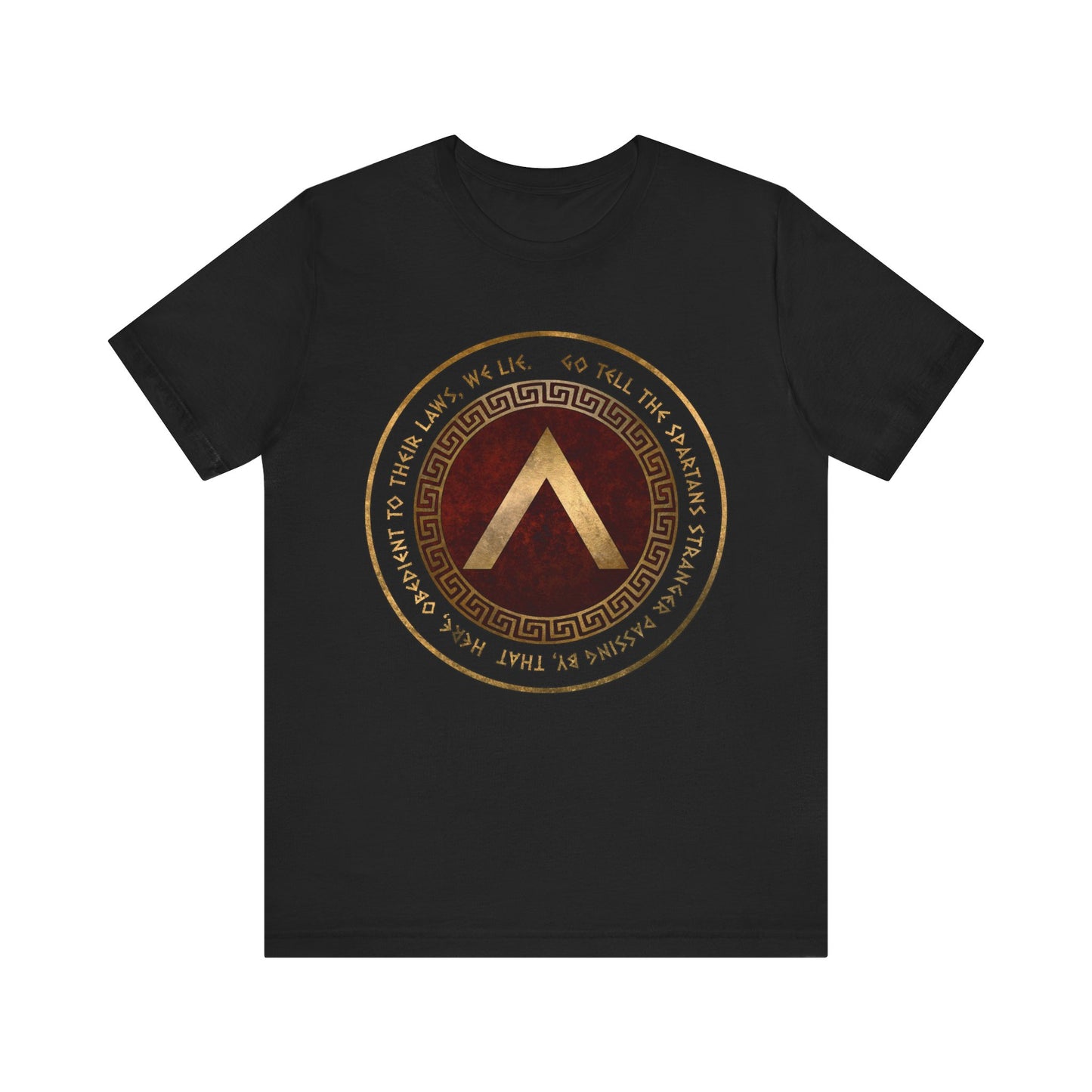 Sparta Battle of Thermopylae Epitaph T-Shirt