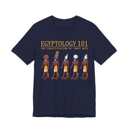 Egyptology 101 Fancy Hats - Funny Egyptian Mythology T-Shirt