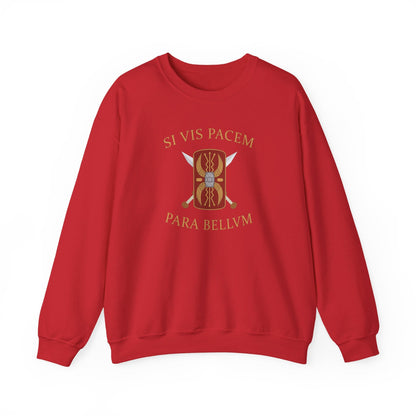 Red / S Si Vis Pacem Para Bellum Sweatshirt