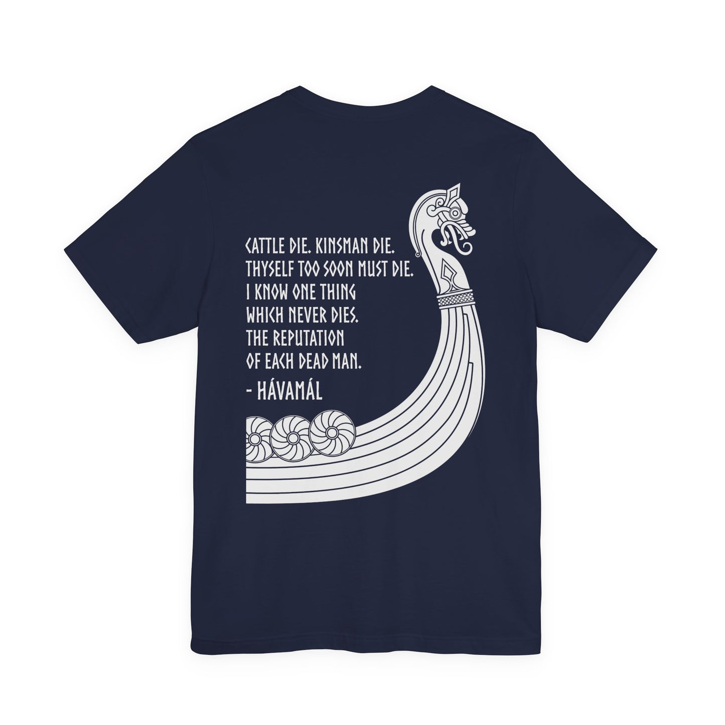 Hávamál Quote Double Sided T-Shirt