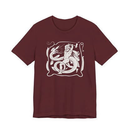 Maroon / S Thor vs Jormungandr Ragnarok T-Shirt