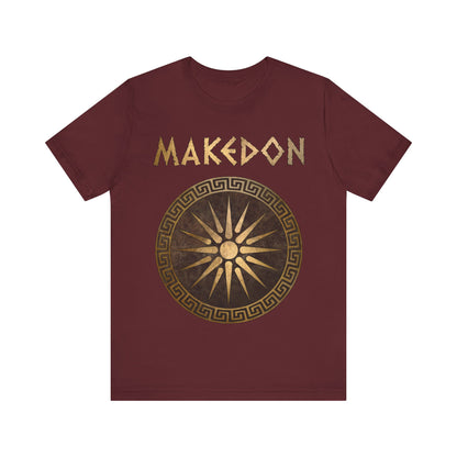 Ancient Makedon Shield Alexander the Great T-Shirt