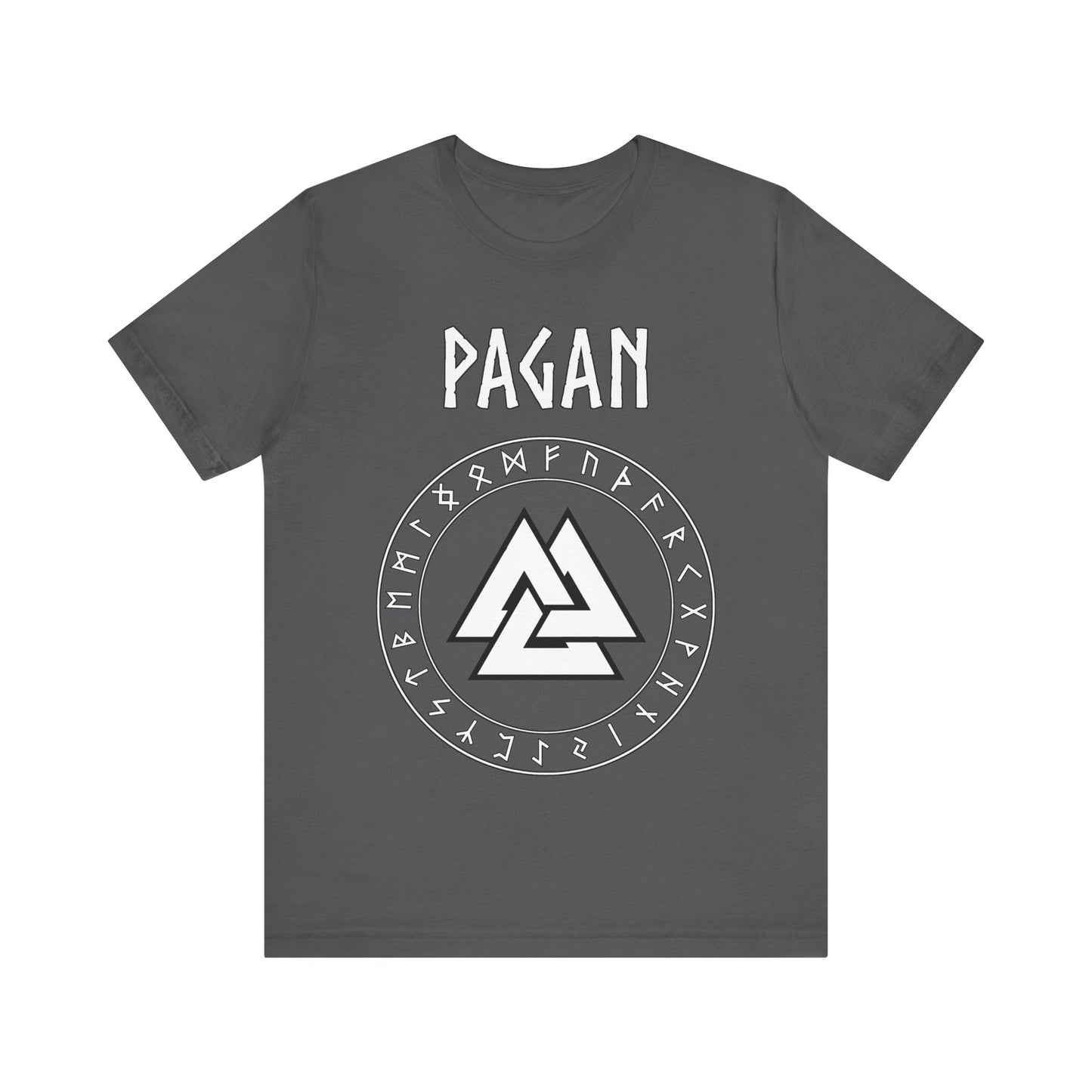 Pagan Norse Paganism Valknut with Runes T-Shirt