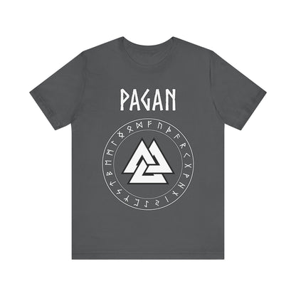 Pagan Norse Paganism Valknut with Runes T-Shirt