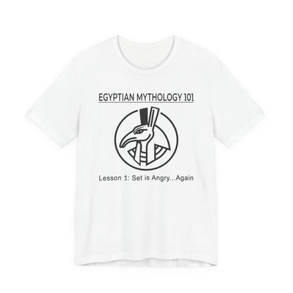 White / S Egyptian Mythology 101 T-Shirt