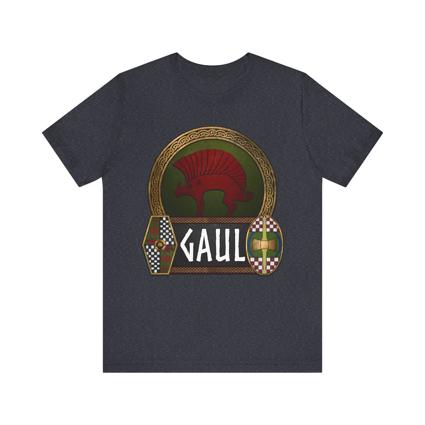 Gaul Ancient Gaelic Boar - Celtic Warrior Shields - Gaelic Heritage T-shirt