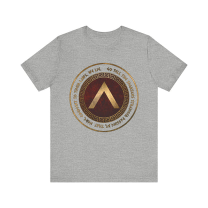 Sparta Battle of Thermopylae Epitaph T-Shirt
