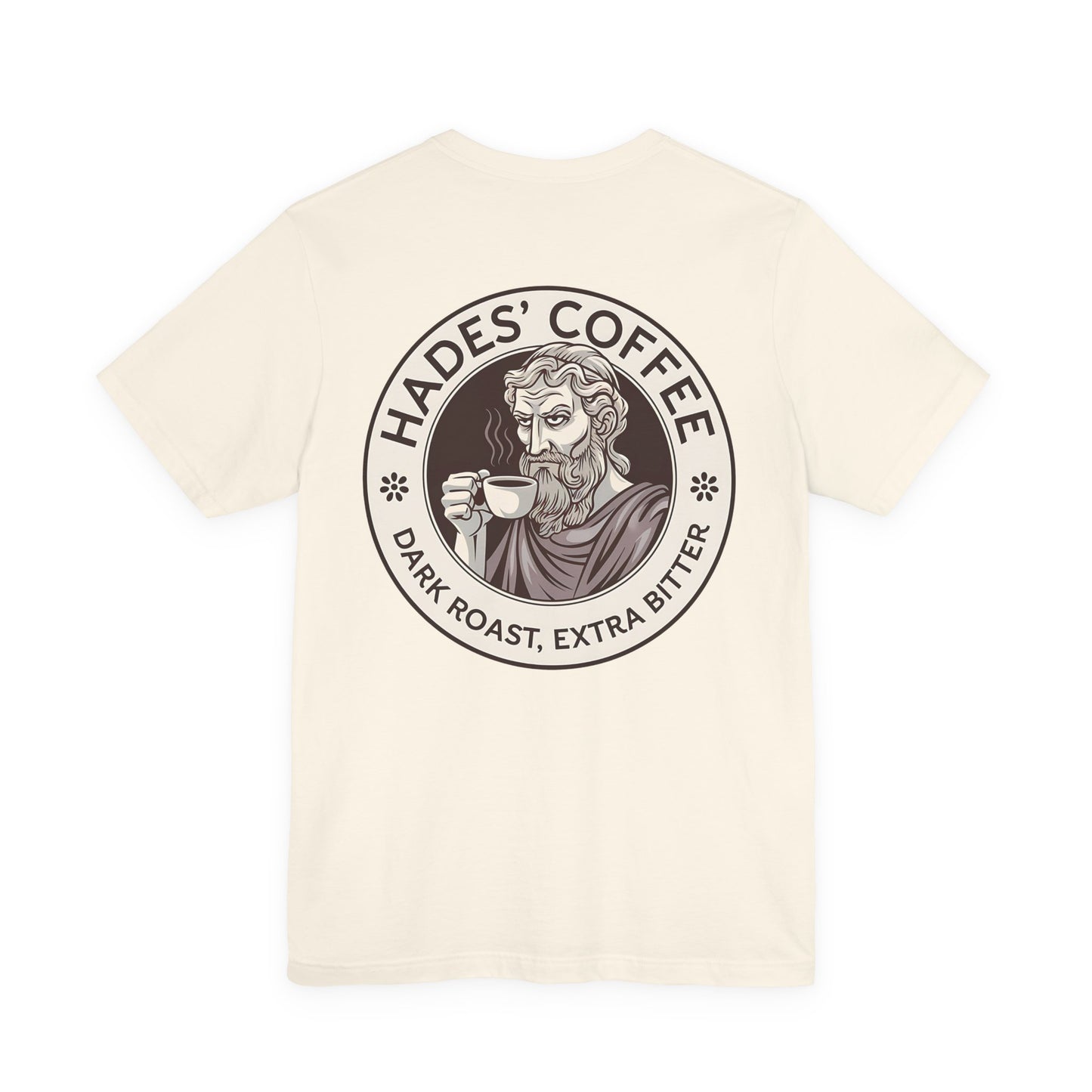 Hades Coffee - Funny Greek Mythology Double Sided T-Shirt
