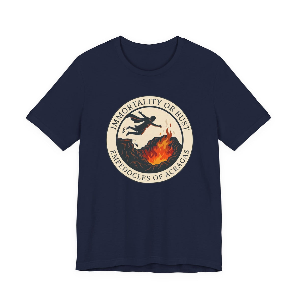 Navy / S Immortality or Bust Empedocles T-Shirt