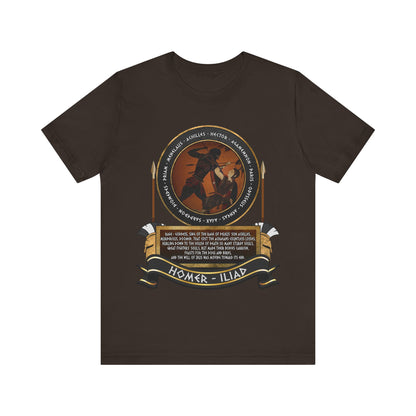 Achilles and the Heroes of the Trojan War - Homer's Iliad T-Shirt