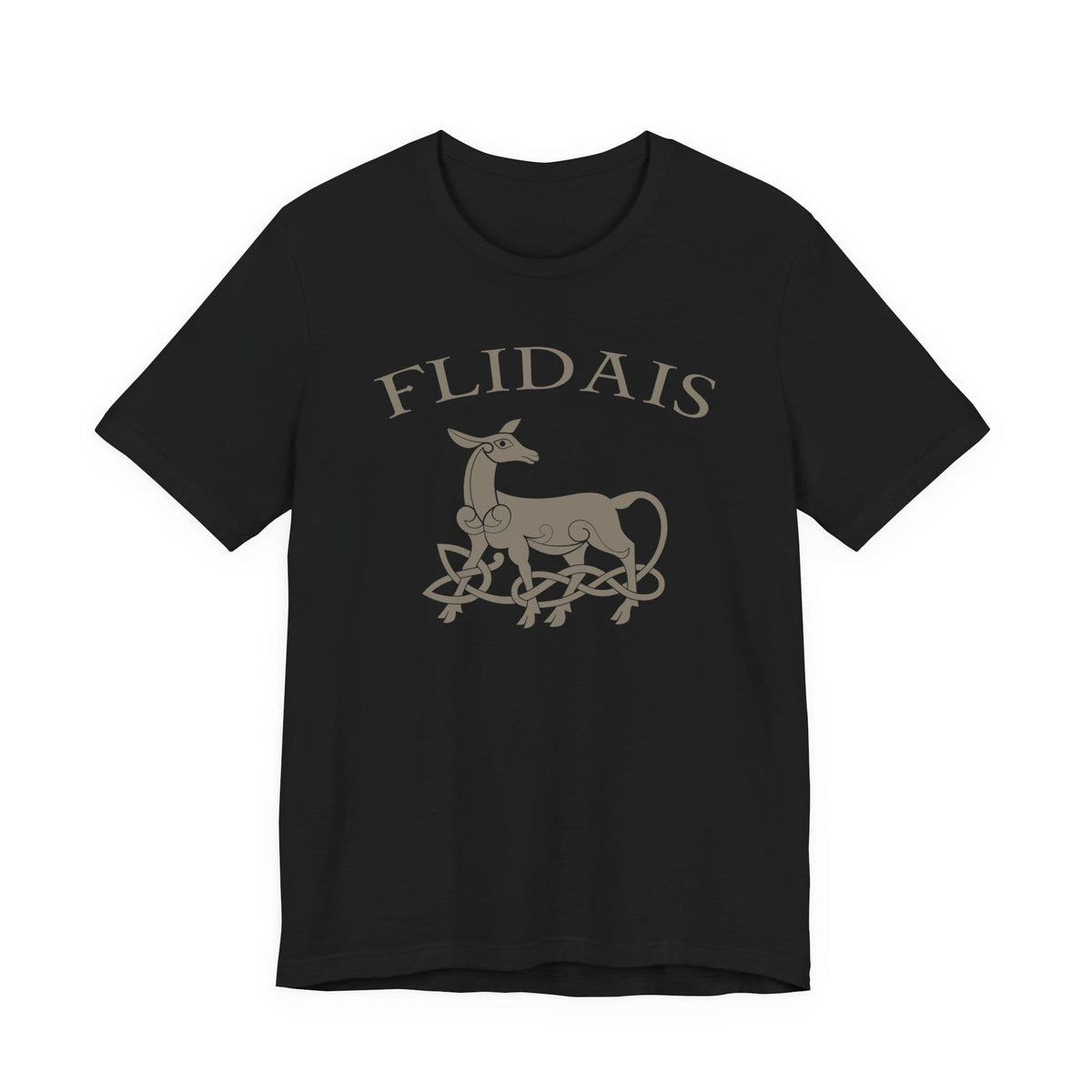 Black / S Flidais Celtic Goddess T-Shirt