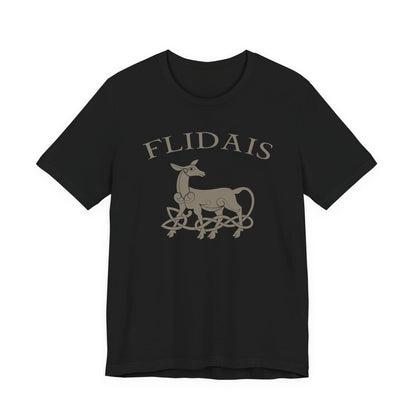 Black / S Flidais Celtic Goddess T-Shirt