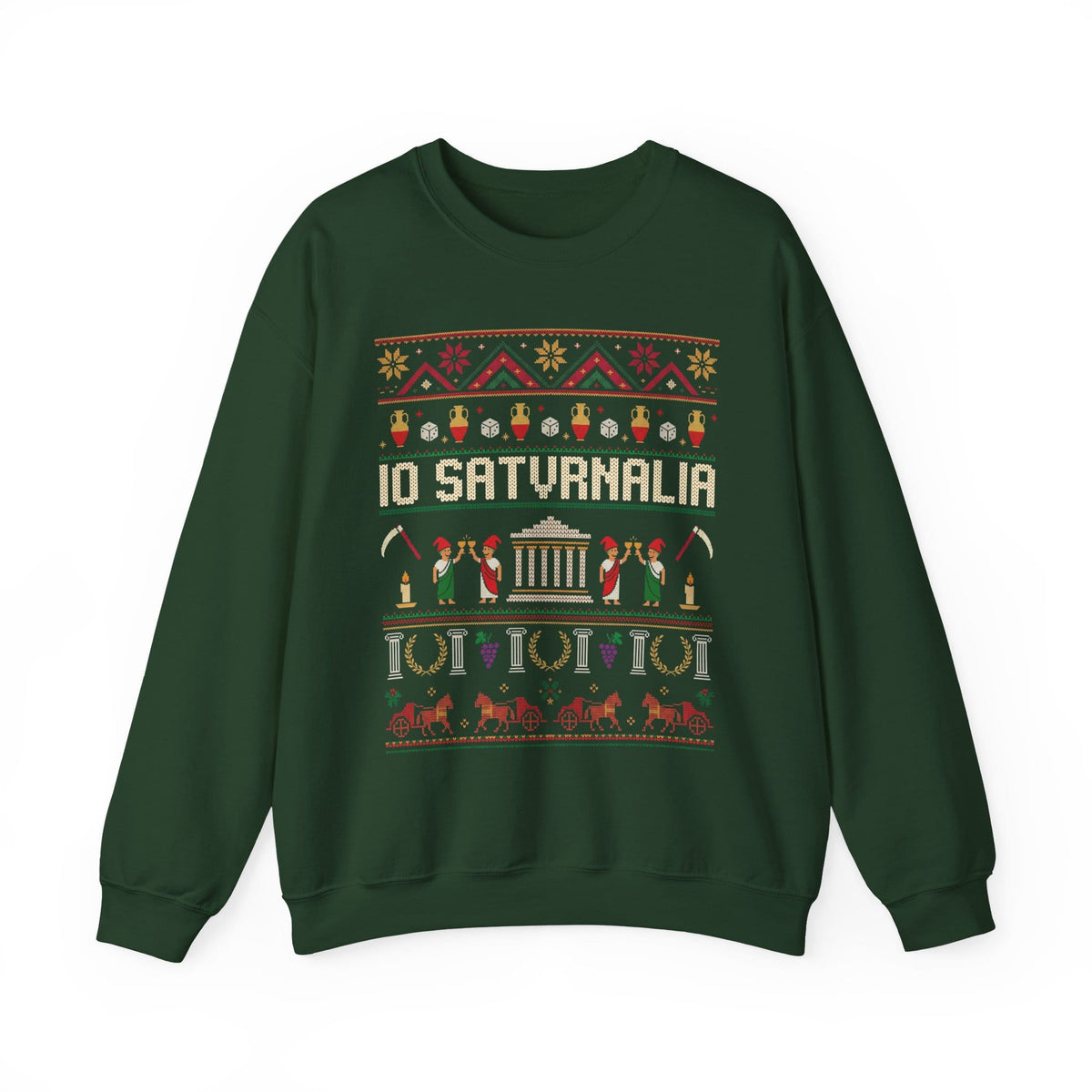 Forest / S Saturnalia Ugly Christmas Sweatshirt