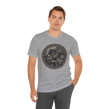 Odin vs Fenrir Ragnarok T-Shirt