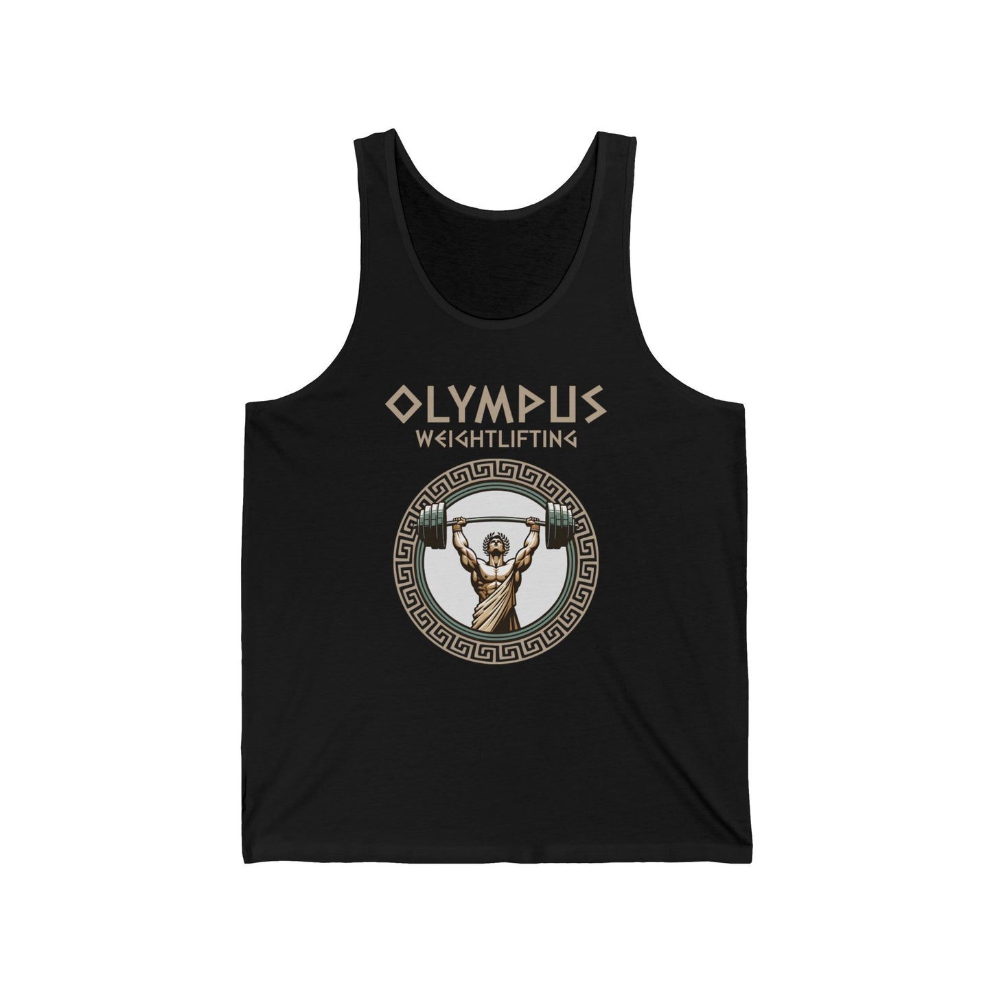 Olympus Weightlifting Tank Top - Strength of the Gods Unisex Jersey Tank Top