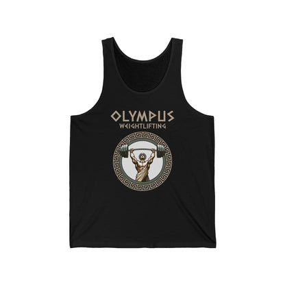 Olympus Weightlifting Tank Top - Strength of the Gods Unisex Jersey Tank Top