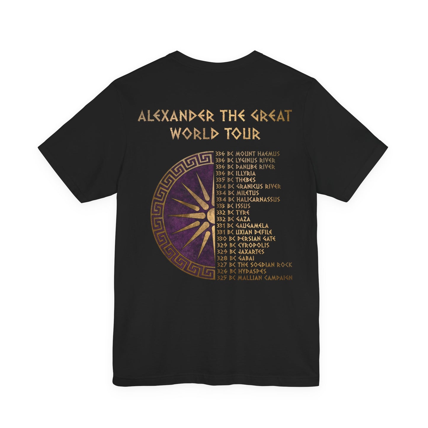 Alexander the Great World Tour v2 T-Shirt