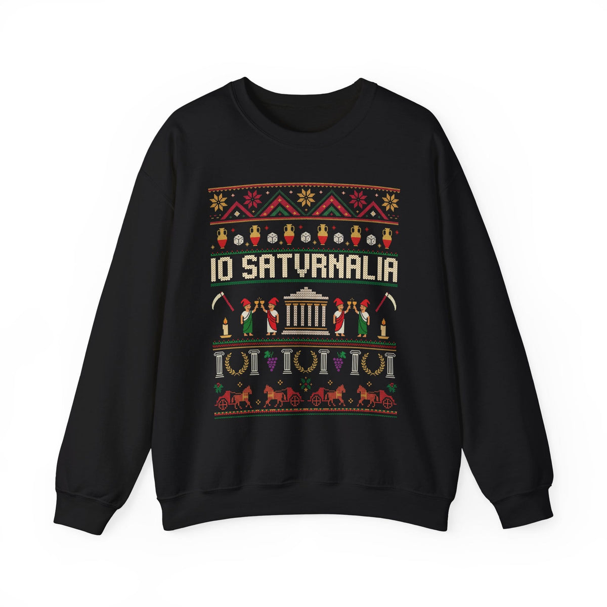 Saturnalia Ugly Christmas Sweatshirt