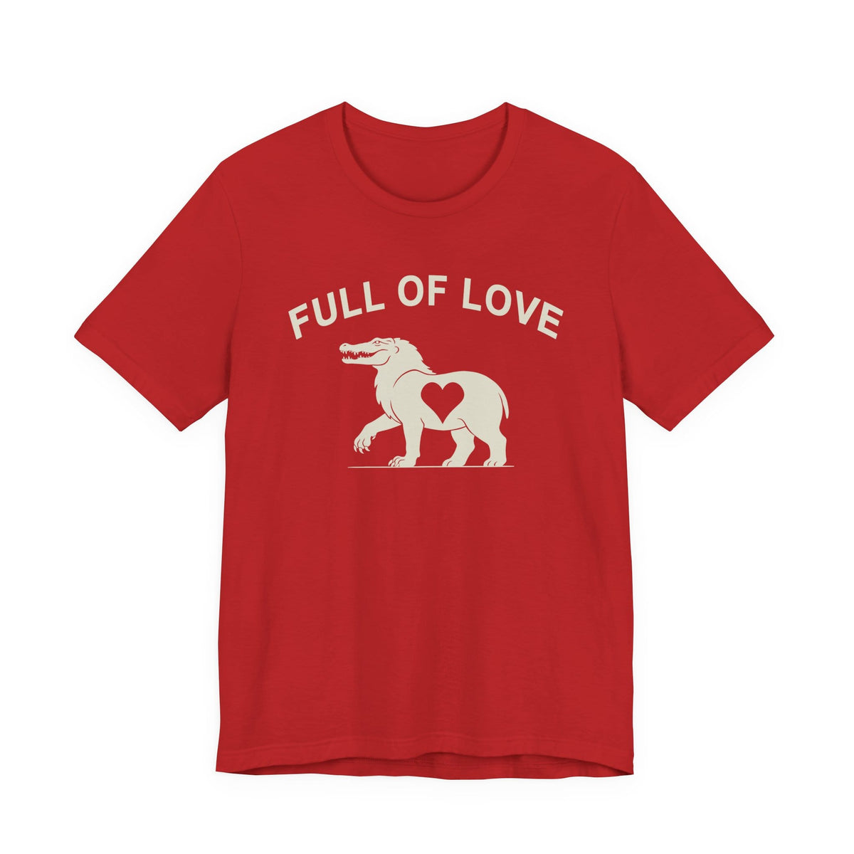 Red / S Full of Love Ammit T-Shirt