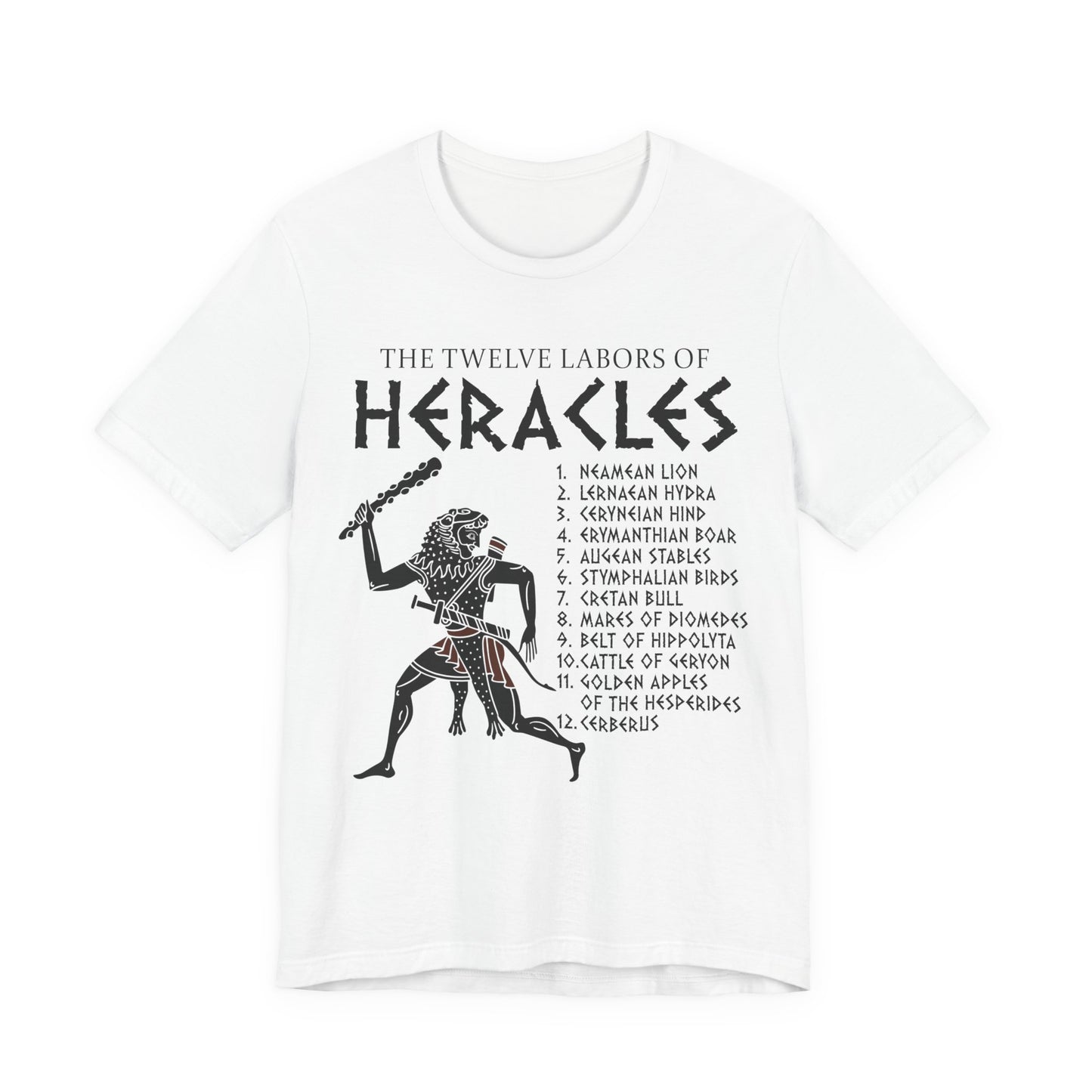 Heracles 12 Labors Greek Mythology T-Shirt
