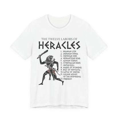 Heracles 12 Labors Greek Mythology T-Shirt