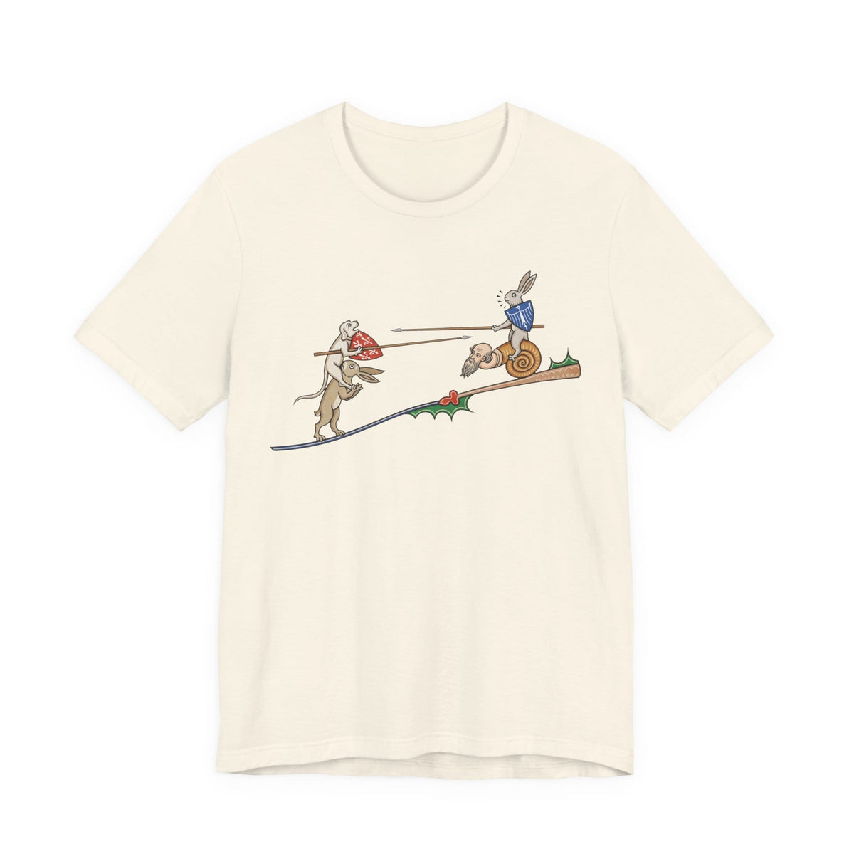 Natural / S Medieval Marginalia T-Shirt