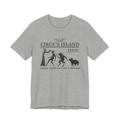 Athletic Heather / S Visit Circe's Island T-Shirt