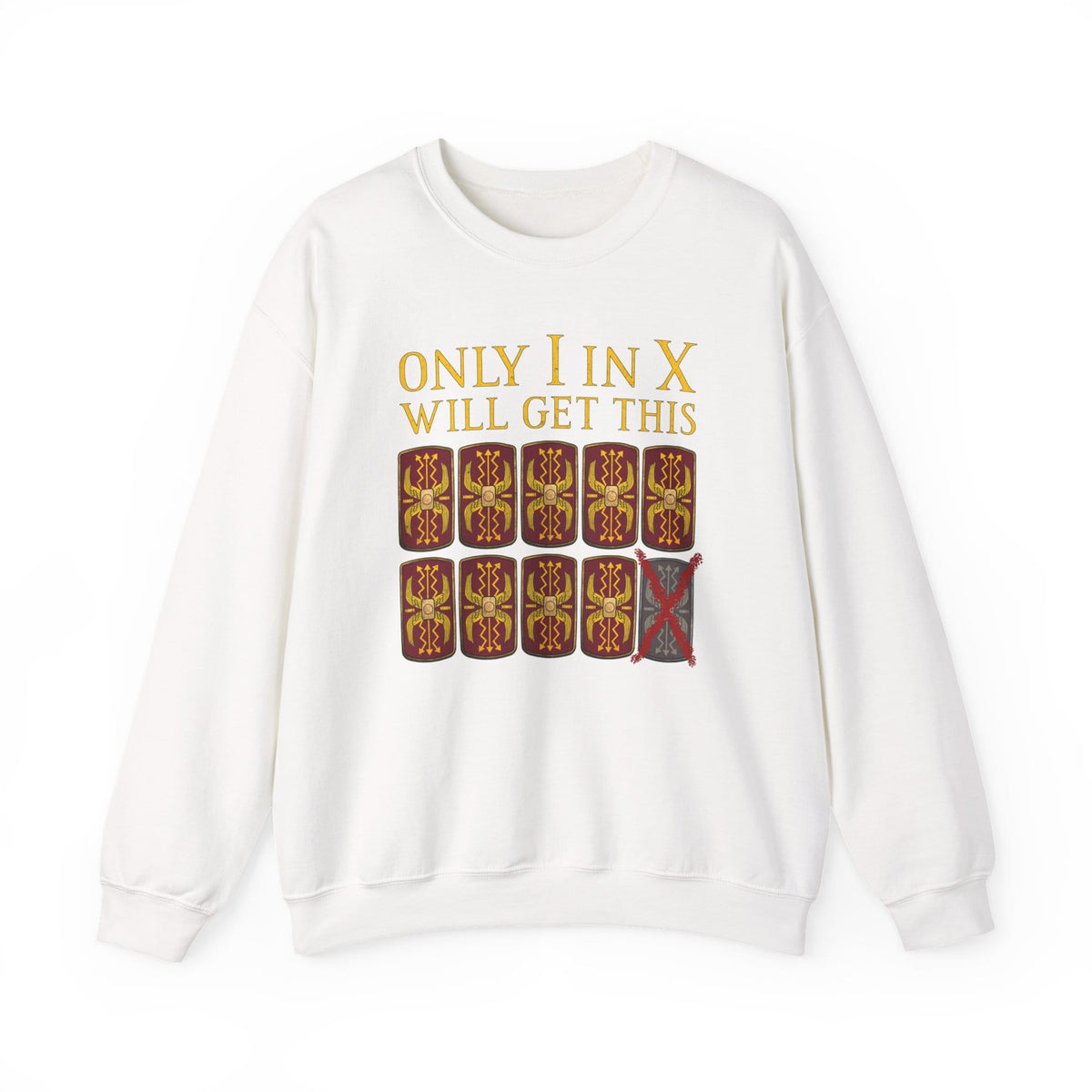 White / S Decimation Pun Sweatshirt