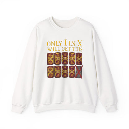 White / S Decimation Pun Sweatshirt
