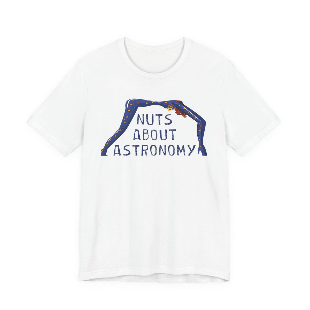 White / S Nuts About Astronomy T-Shirt